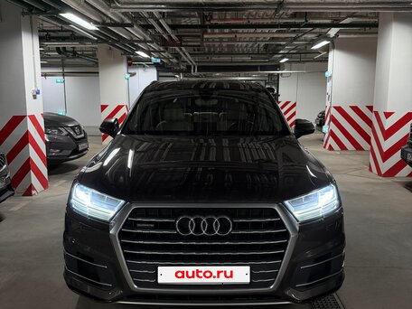2015 Audi Q7 II (4M), коричневый, 3450000 рублей, вид 3