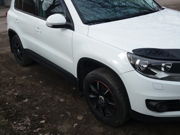 2014 Volkswagen Tiguan I Рестайлинг, белый, 1450000 рублей - вид 2