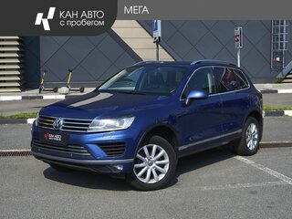 2014 Volkswagen Touareg II Рестайлинг, синий, 2280000 рублей, вид 1
