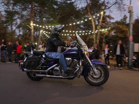 2002 Honda VTX 1800, синий, 855000 рублей, вид 4