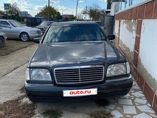 1997 Mercedes-Benz S-Класс 320 Long III (W140) Рестайлинг, чёрный, 850000 рублей, вид 1