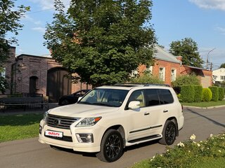 2012 Lexus LX 570 III Рестайлинг, белый, 3900000 рублей, вид 1