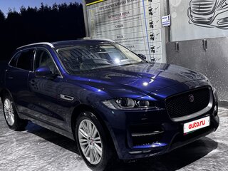 2018 Jaguar F-Pace I, синий, 2600000 рублей, вид 4