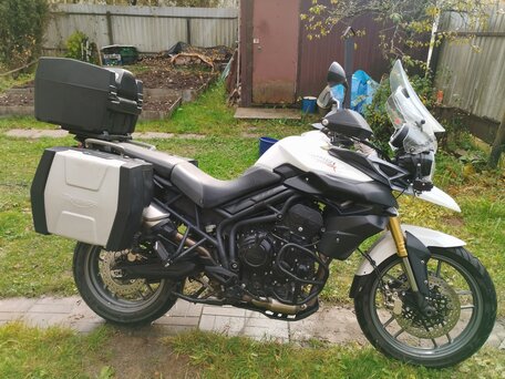 2013 Triumph Tiger 800, белый, 600000 рублей, вид 3