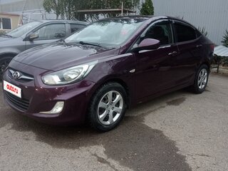 2011 Hyundai Solaris I, фиолетовый, 550000 рублей, вид 1