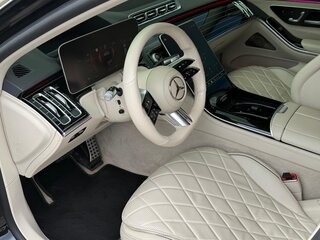 2021 Mercedes-Benz S-Класс 450 Long 4MATIC VII (W223), чёрный, 9500000 рублей, вид 4