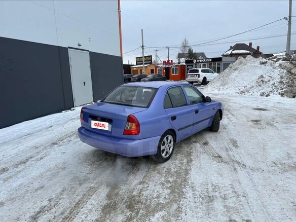 2004 Hyundai Accent ТагАЗ II, фиолетовый, 249999 рублей - вид 1
