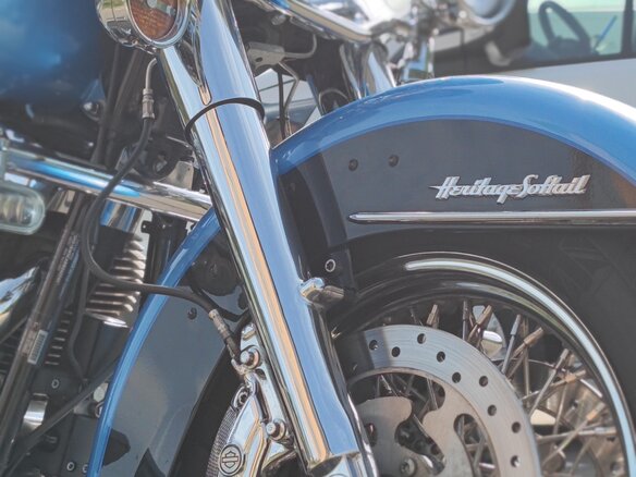 2011 Harley-Davidson Heritage, синий, 1100000 рублей - вид 7
