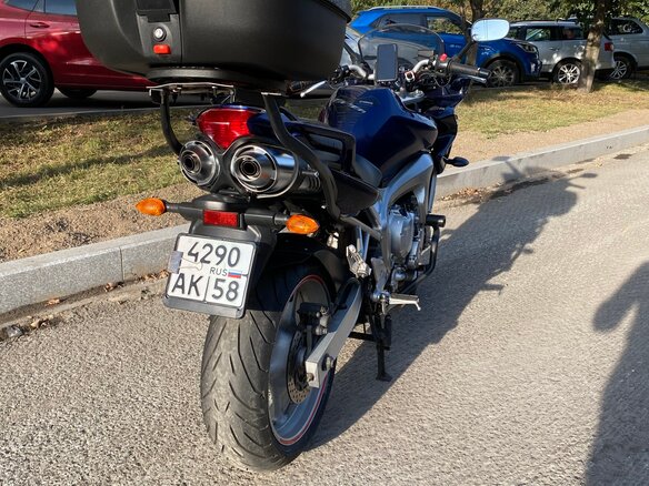 2004 Yamaha FZ6, синий, 355000 рублей - вид 10
