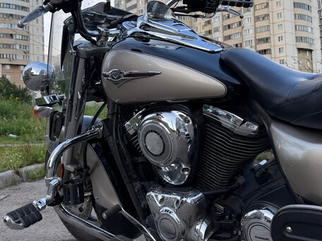 2010 Kawasaki VN1700 Vulcan, чёрный, 660000 рублей, вид 5
