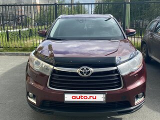 2014 Toyota Highlander III (XU50), фиолетовый, 3000000 рублей, вид 1