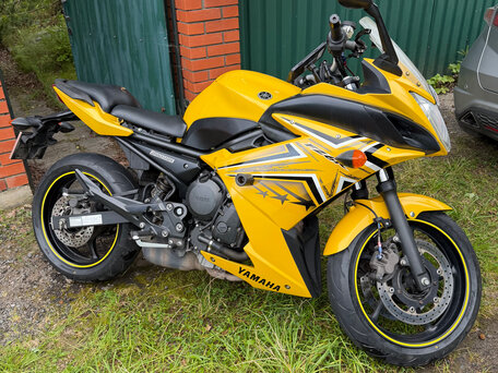 2009 Yamaha XJ6 (FZ6R), жёлтый, 380000 рублей, вид 5