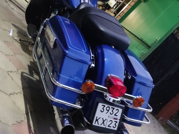 2009 Harley-Davidson Electra Glide, синий, 970000 рублей - вид 18