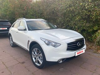 2012 Infiniti FX30d II (S51) Рестайлинг, белый, 1850000 рублей, вид 3