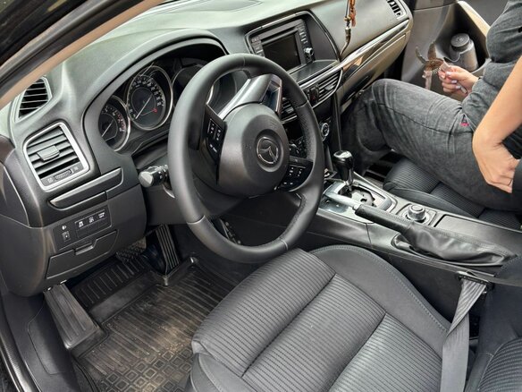 2015 Mazda 6 III (GJ), чёрный, 1200000 рублей - вид 11