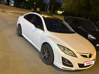 2010 Mazda 6 II (GH) Рестайлинг, белый, 850000 рублей, вид 2