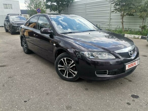 2006 Mazda 6 I (GG) Рестайлинг, фиолетовый, 550000 рублей - вид 2