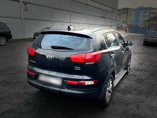 2014 Kia Sportage III Рестайлинг, чёрный, 1490000 рублей, вид 3