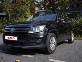 2014 Volkswagen Tiguan I Рестайлинг, чёрный, 1300000 рублей, вид 2
