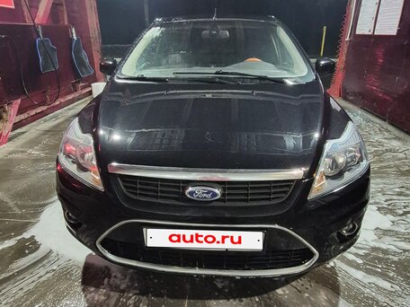 2008 Ford Focus II Рестайлинг, чёрный, 415000 рублей, вид 1