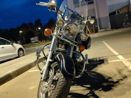 2002 Yamaha XVS400 Drag Star, чёрный, 410000 рублей, вид 5