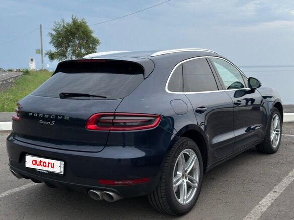 2017 Porsche Macan S Diesel I, синий, 3960000 рублей - вид 3
