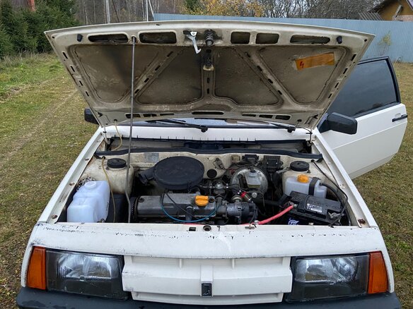 1988 Lada (ВАЗ) 2108, белый - вид 6