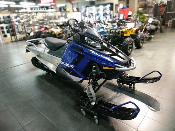 2019 Polaris 550 Voyageur 155, синий - вид 1
