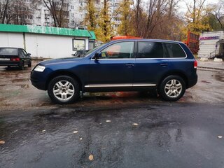 2003 Volkswagen Touareg I, синий, 850000 рублей, вид 2
