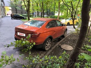 2018 Lada (ВАЗ) Vesta Cross I, оранжевый, 985000 рублей, вид 4