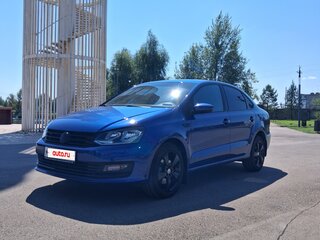 2020 Volkswagen Polo V Рестайлинг, синий, 1655000 рублей, вид 4