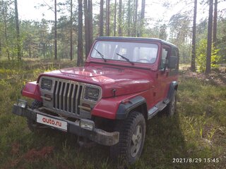 1993 Jeep Wrangler I (YJ), красный, 1800000 рублей, вид 1
