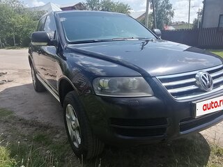 2006 Volkswagen Touareg I, чёрный, 840000 рублей, вид 3