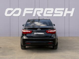 2012 Kia Rio 4-speed III, чёрный, 869000 рублей, вид 4