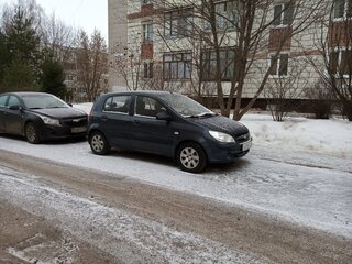 2008 Hyundai Getz I Рестайлинг, серый, 450000 рублей, вид 3