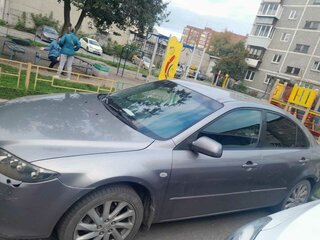 2007 Mazda 6 I (GG) Рестайлинг, серый, 600000 рублей, вид 4