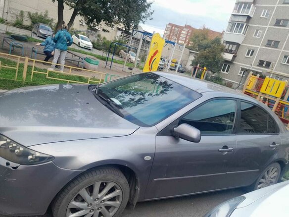 2007 Mazda 6 I (GG) Рестайлинг, серый, 600000 рублей - вид 3