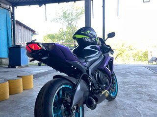 2009 Suzuki GSX-R 750, фиолетовый, 640000 рублей, вид 2