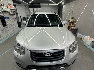 2012 Hyundai Santa Fe II Рестайлинг, серебристый, 1390000 рублей, вид 3