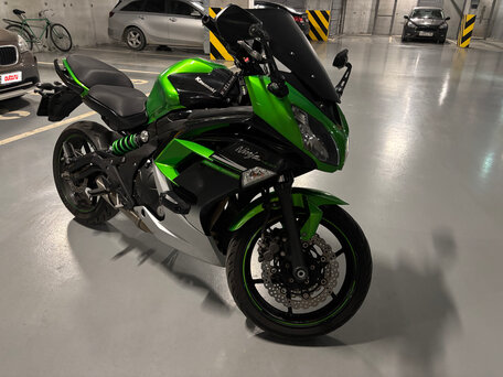 2014 Kawasaki Ninja 400, зелёный, 410000 рублей, вид 1