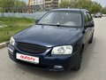 2007 Hyundai Accent ТагАЗ II, синий, 320000 рублей