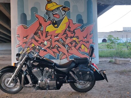 2005 Honda Shadow 750, чёрный, 600000 рублей, вид 3