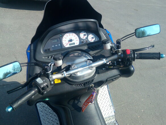 2002 Yamaha TMAX, синий, 320000 рублей - вид 8