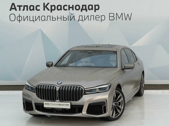 2019 BMW 7 серии M760Li xDrive VI (G11/G12) Рестайлинг, серебристый