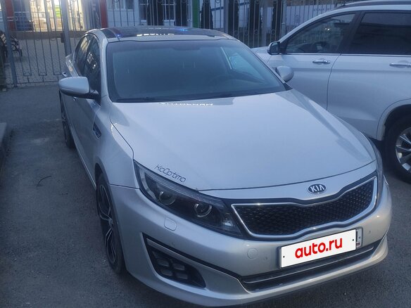 2014 Kia Optima III Рестайлинг, серебристый, 1700000 рублей