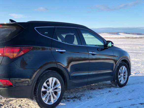 2017 Hyundai Santa Fe III Рестайлинг, чёрный - вид 15