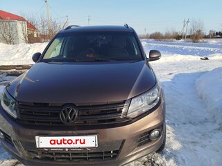 2014 Volkswagen Tiguan I Рестайлинг, коричневый, 1400000 рублей, вид 4