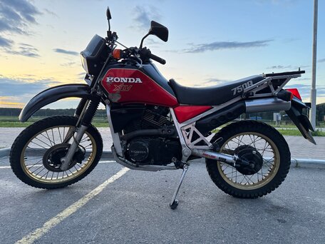 1987 Honda XLV 750, чёрный, 450000 рублей, вид 4