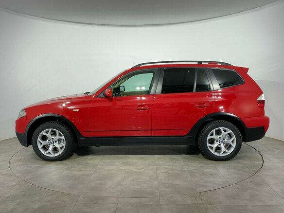 2007 BMW X3 25i I (E83) Рестайлинг, красный, 800000 рублей - вид 5