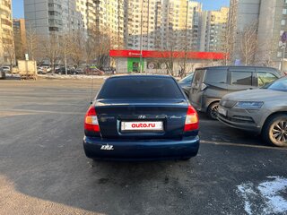 2008 Hyundai Accent ТагАЗ II, синий, 335000 рублей, вид 5